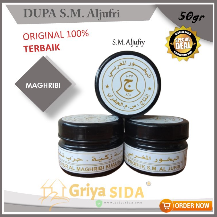 Dupa maghribi 50ml buhur maghribi sm aljufri bukhur kualitas premium harga grosir PROMO