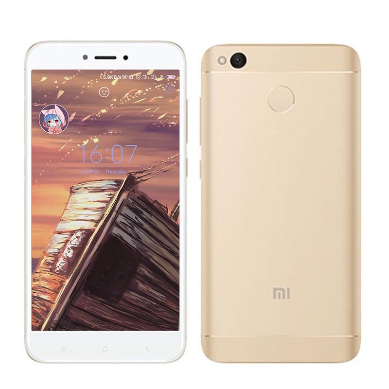 Xiaomi Redmi 4X 2+16GB/3+32GB, ponsel 4G, ponsel 3G, ponsel pintar, ponsel kamera, layar lengkung 2.5D, ponsel octa-core, pengenalan sidik jari, baterai berkapasitas besar, ponsel murah untuk pelajar