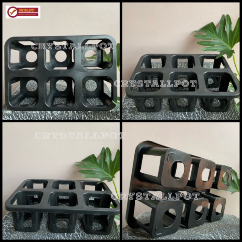 Tray pot nkt kotak 8cm (tanpa pot) | nkt kotak 8cm | tray semai bibit