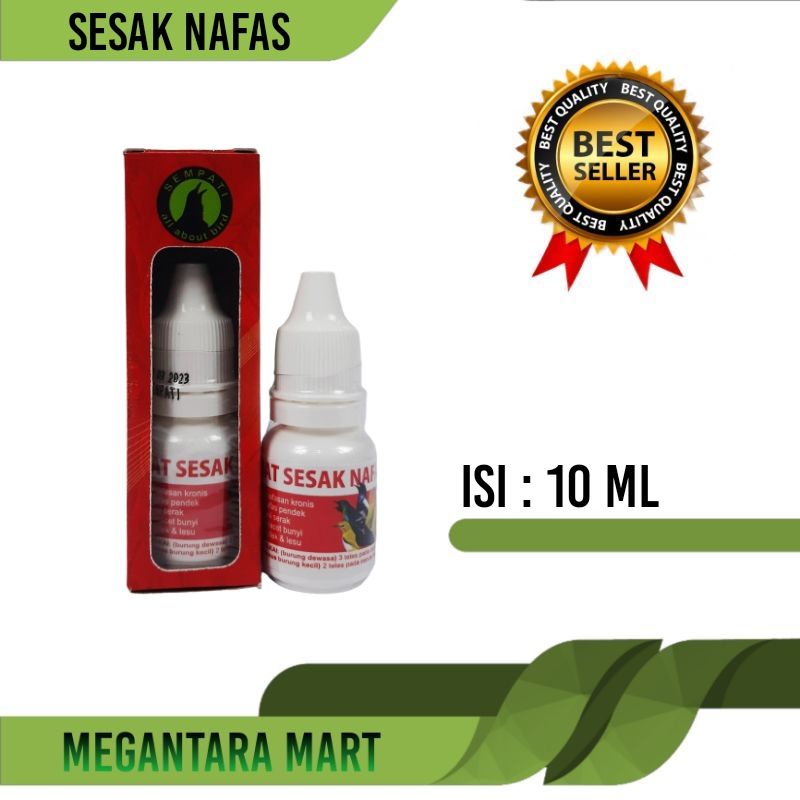 Obat Sesak Nafas Sempati Mengobati Burung Gangguan Pernafasan Macet Bunyi Suara Serak Bengkak Hidung