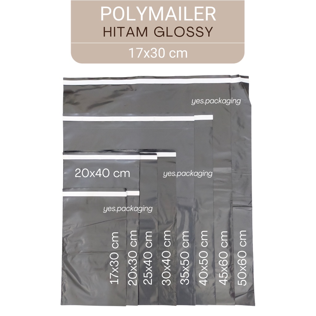 

[17x30cm] POLYMAILER Plastik Packaging Plastik Packing Ecer Satuan