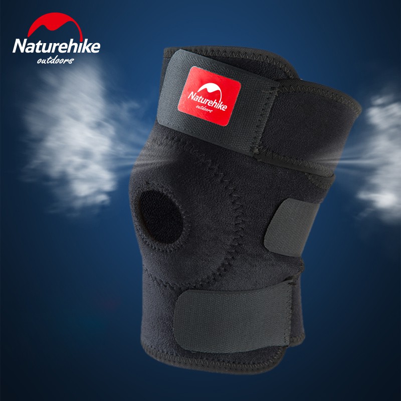 Naturehike Adjustable Kneepad Power Brace- NH15A001-M - Black