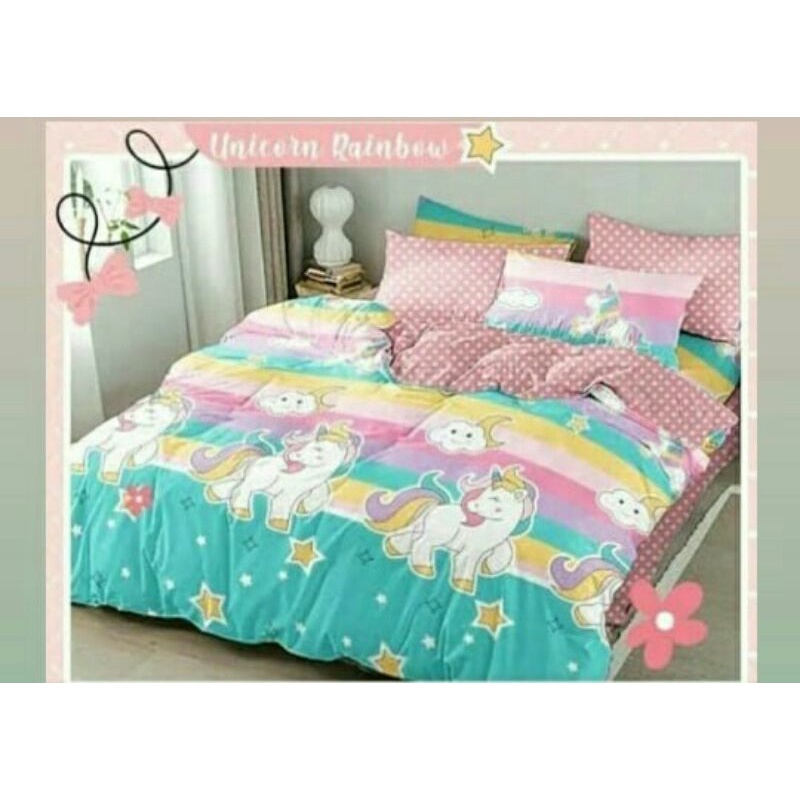 Sprei unicorn 90x200x20