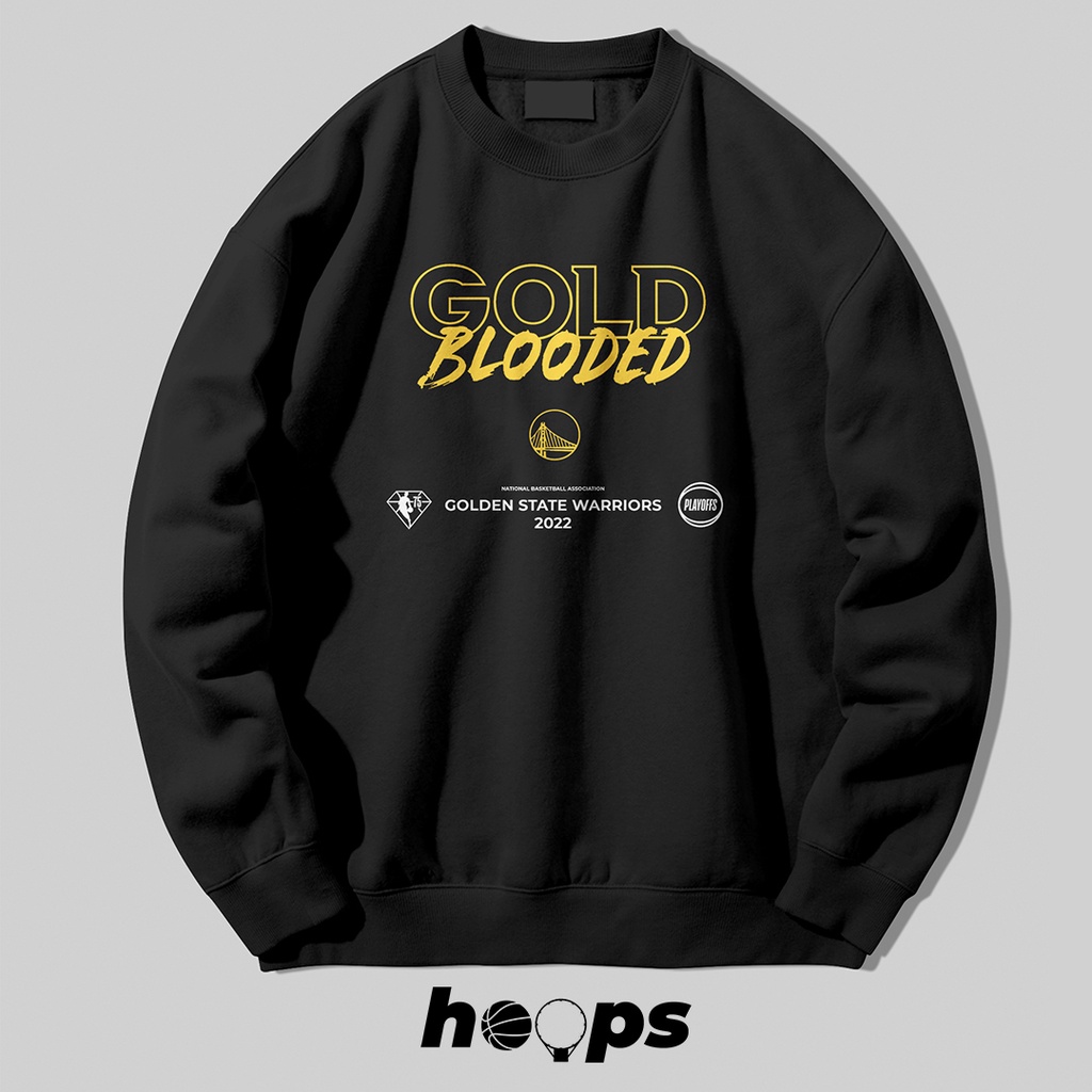 SWEATER CREWNECK GOLDEN STATE WARRIORS "GOLD BLOODED"
