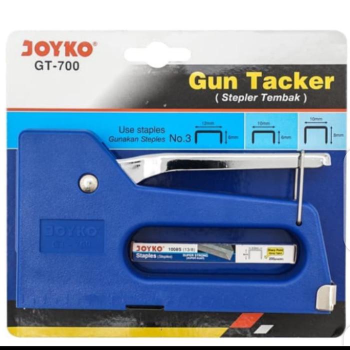 

New Best Seller Stapl | Gun Tacker/Steples Joyko Jok Dan Kayu/Bonus Isi Stepler