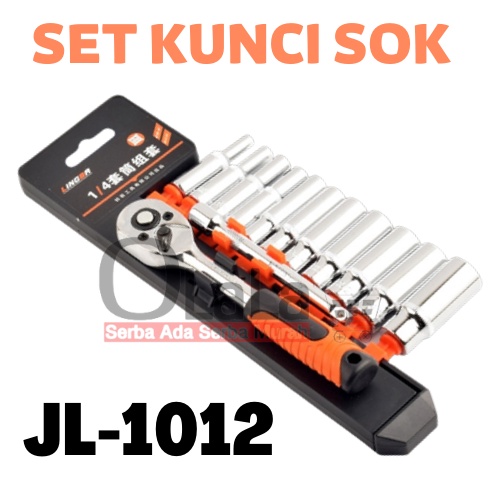 Kunci shock set 1/4&quot; 12set JL-1012