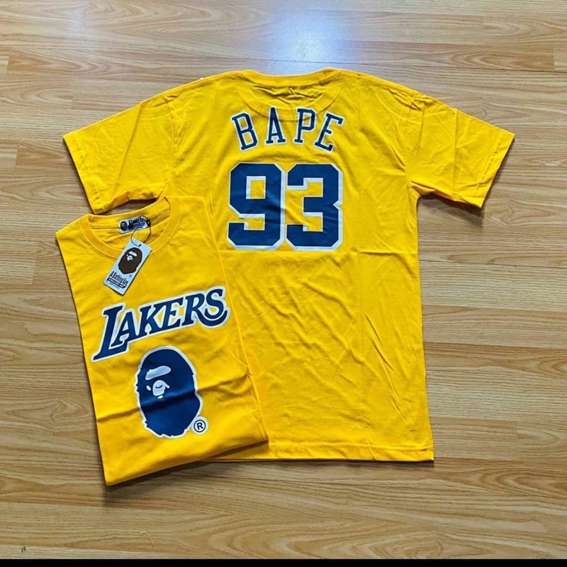 kaos bape x lakers
