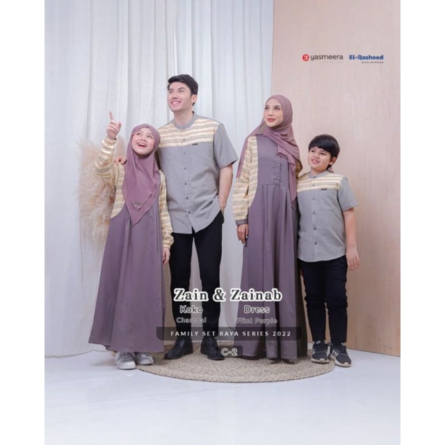 Sarimbit Fanily Premium Zain & Zainab by Yasmeera|Sarimbit Kekuarga|Sarimbit Lebaran 2022|Sarimbit T