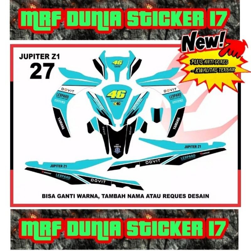 Sticker decal Jupiter Z1 Full Body Striping Jupiter Z1 Sticker Jupiter Z1 Sticker Jupiter Z1 27