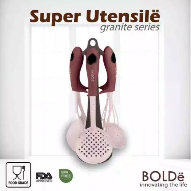 Bolde Super Utensile Granite 7 pcs Bolde spatula