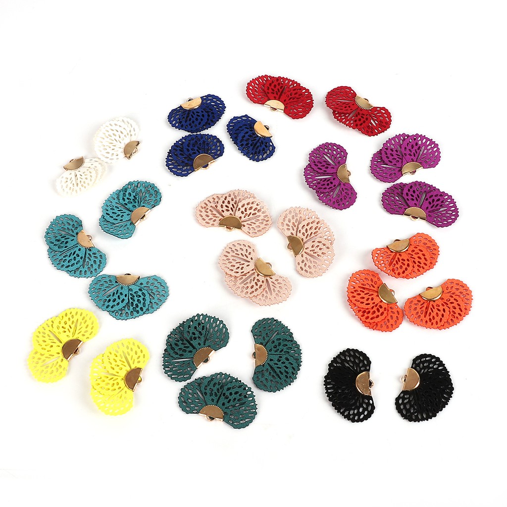 10 PCS Velvet Flower Floral Tassel Charms Pendants 25x45mm with Hole 10 Colors for Earrings Necklace DIY Jewelry Makings