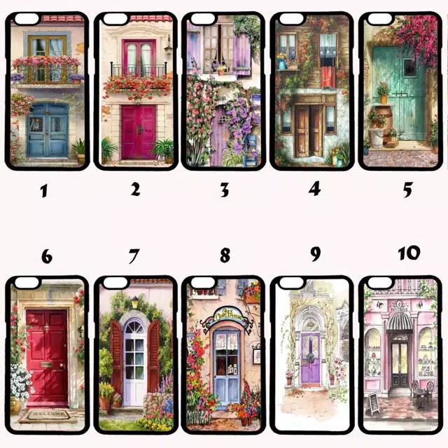 Custom case pintu barbie/GalaxyS5,XiamoRedmi5Plus,OppoA57,VivoY55,Iphone6,LenovoVibeK5plus