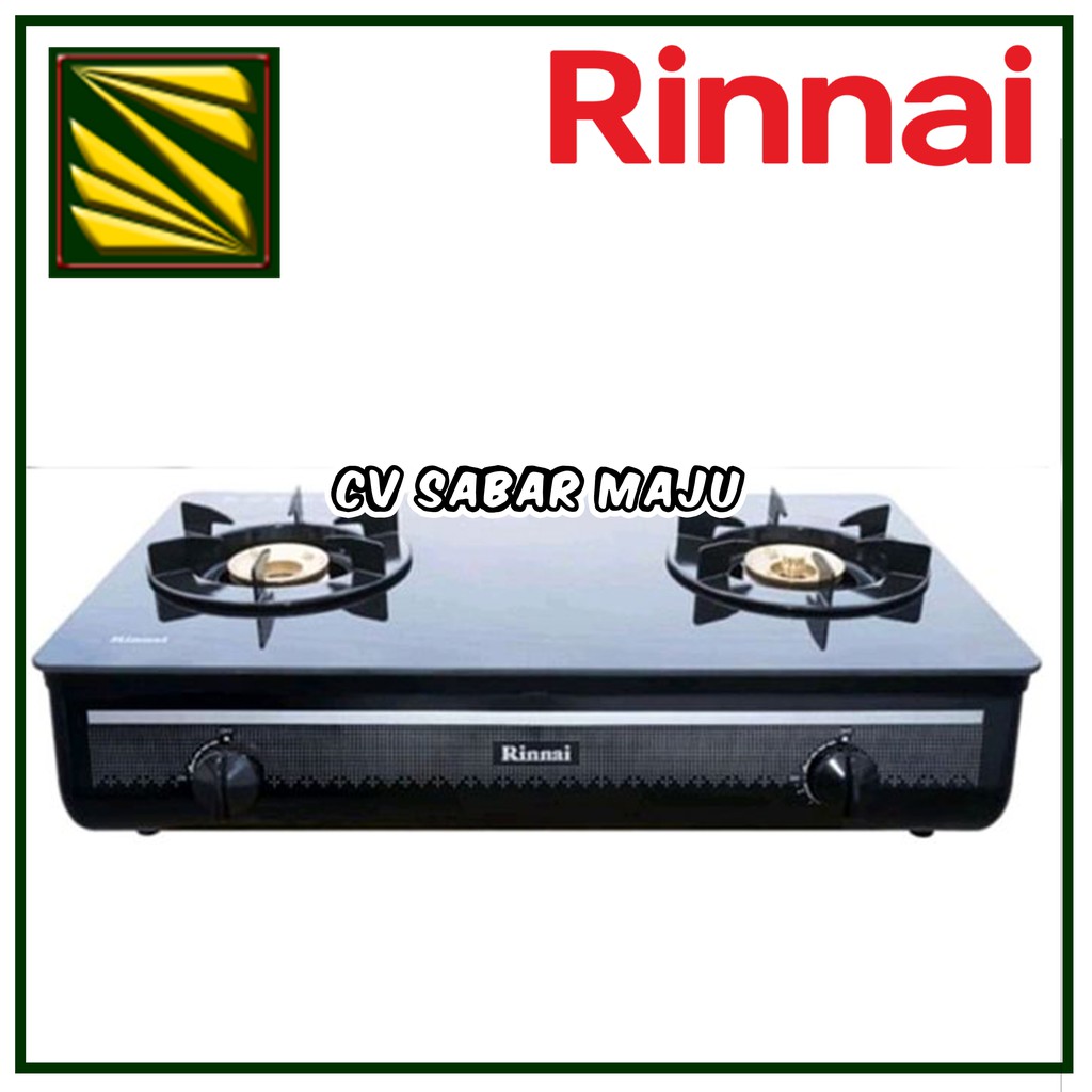 Jual Rinnai Kompor Gas 2 Tungku Ri 712ga B 712 Ga B Indonesia Shopee Indonesia