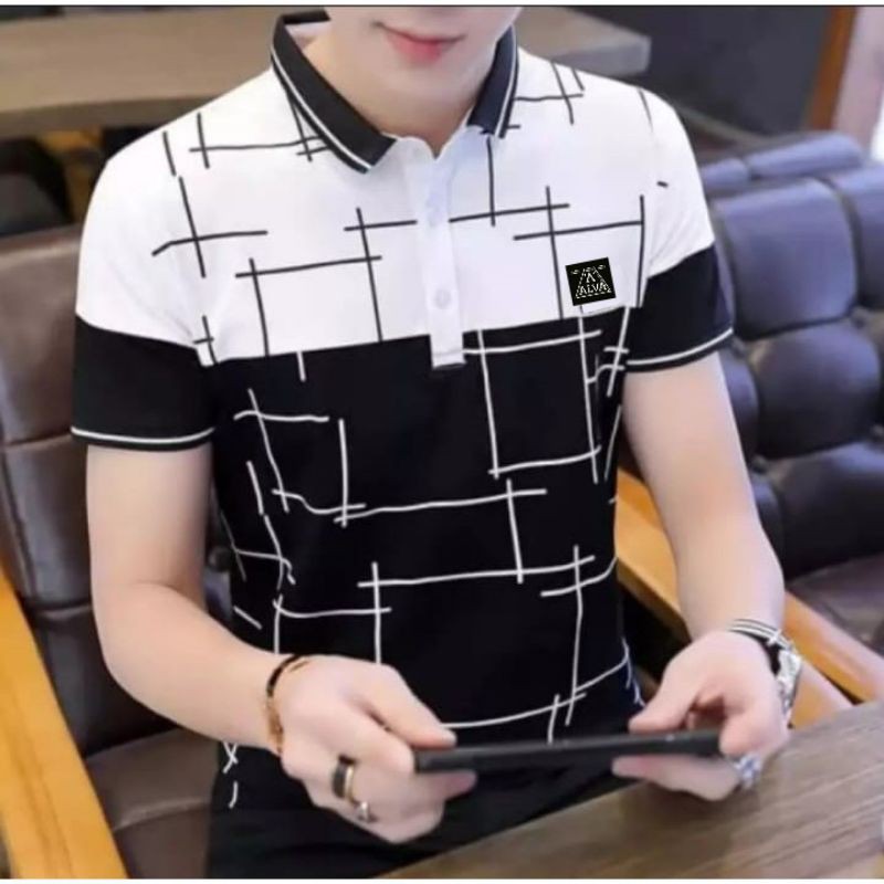 ALVA.id Original Baju Pria Distro Bandung bussines formal casual Cotton Combed 24 s premium