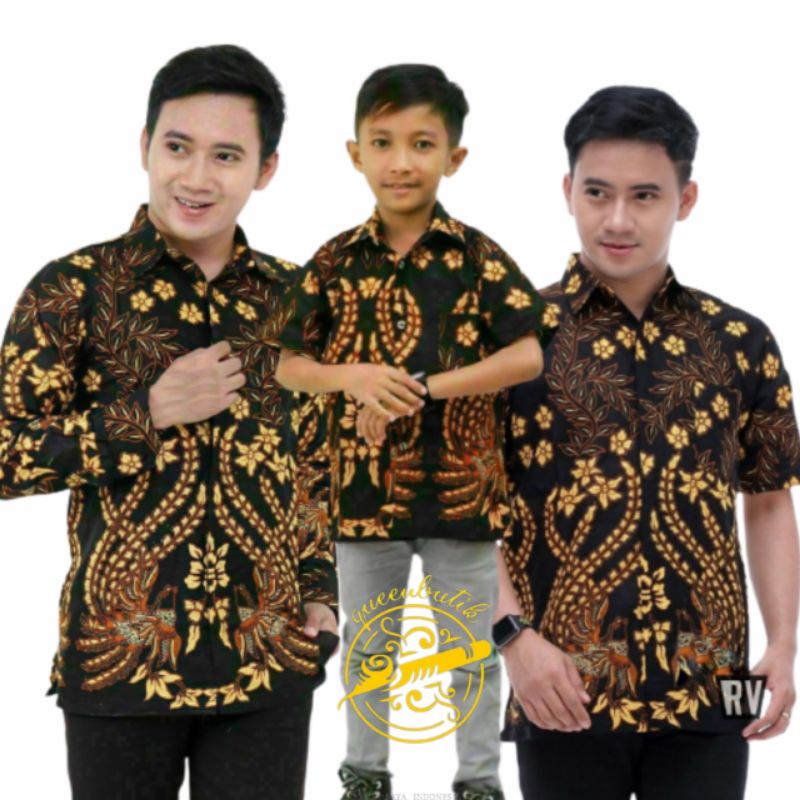 Kemeja Batik Anak laki - laki Usia 3 - 15 Tahun // Couple Batik Ayah Dan Anak Cowok