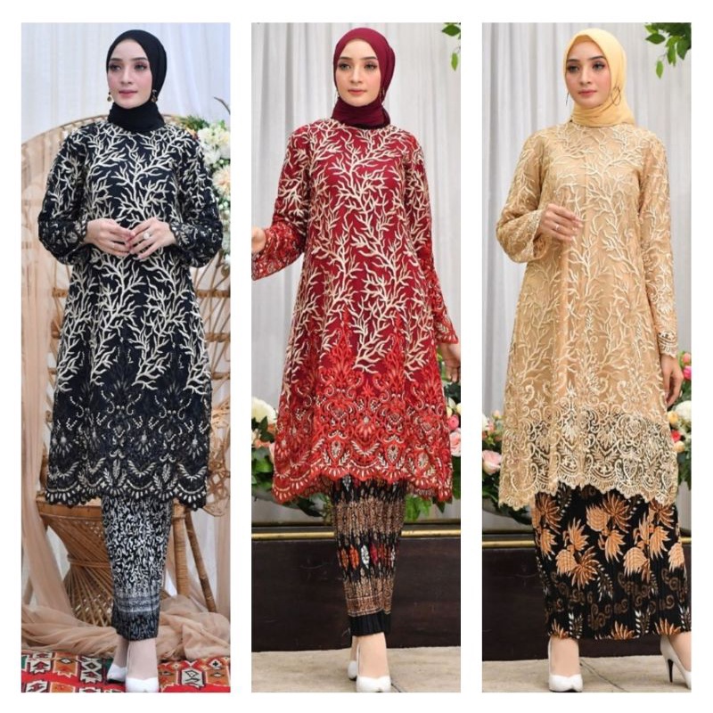 Setelan kebaya kaka terbaru/kebaya modern/kebaya wisuda/kebaya pesta