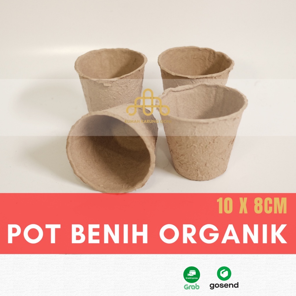 Pot Kertas Daur Ulang- Pot Ramah Lingkungan - Pot Benih