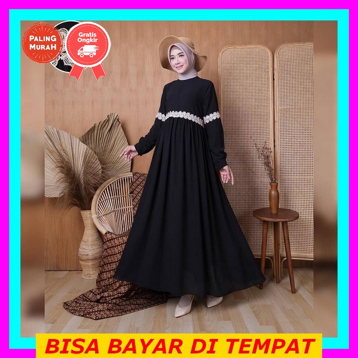 Id - Rolis Maxy Set Gamis Terbaru 2022 Modern Lebaran Kekinian Outer Pisah Gamis Mayung Terbaru 2022