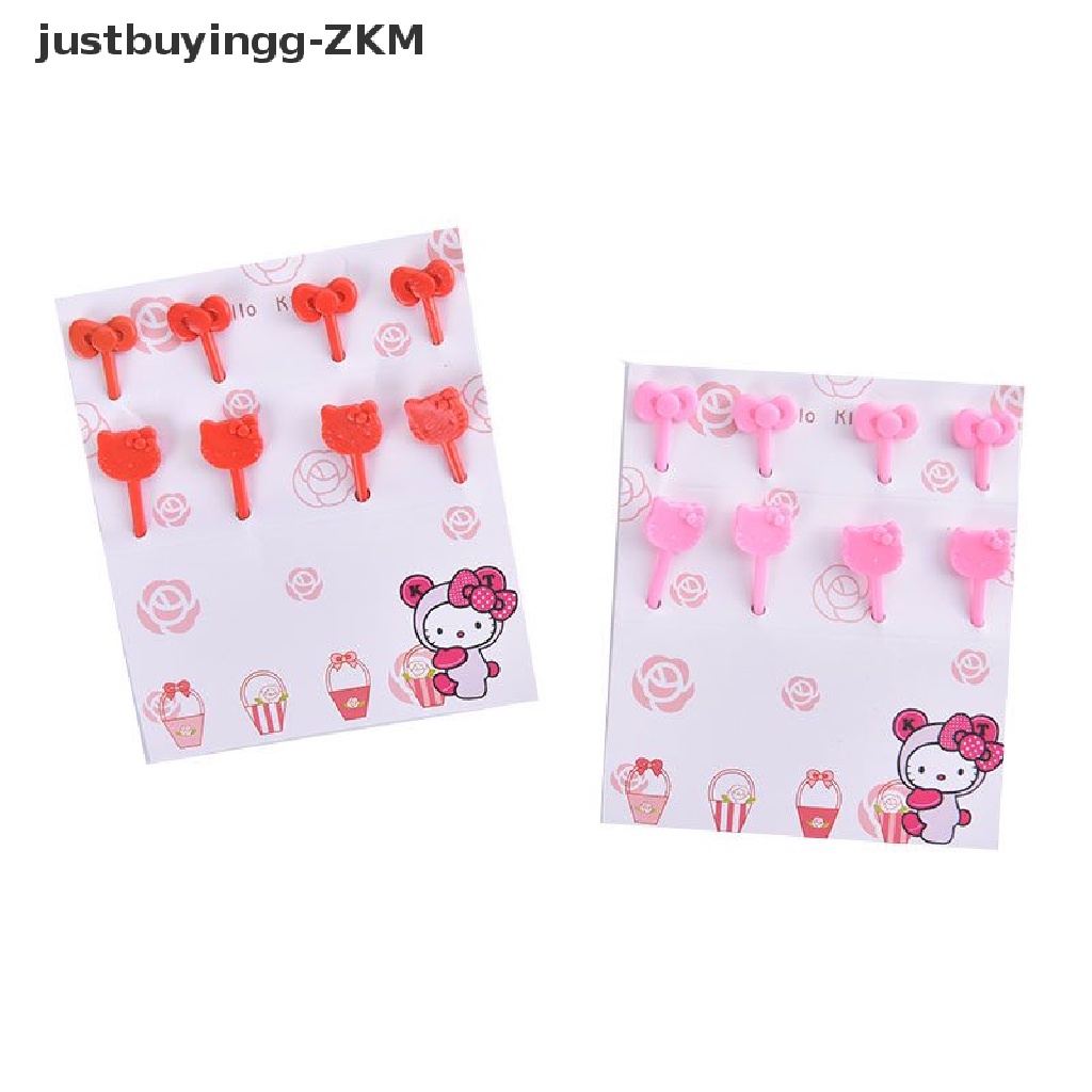 [justbuyingg] Cute Fruit Fork Cartoon Children Snack Cake Dessert Pick Toothpick Decoration [zkm]