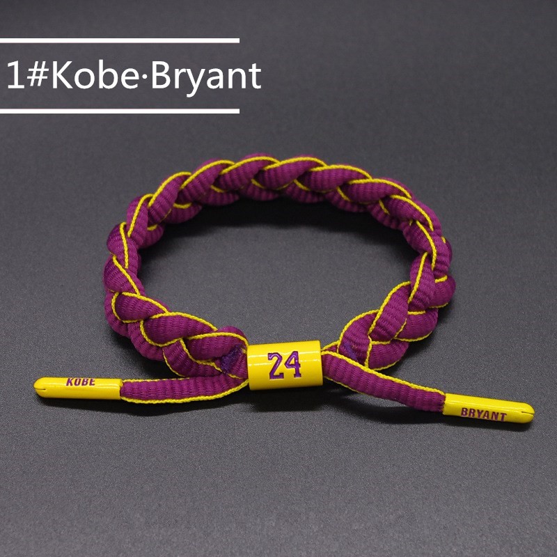 Gelang Bintang Basket 16 Gaya/ Gelang Tali Kepang / Tali Tangan Olahraga Mode