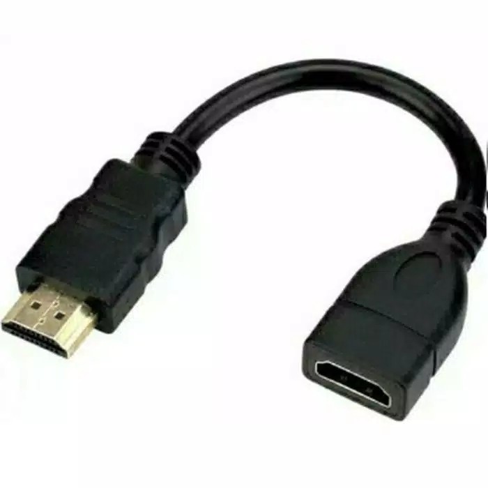 Kabel HDMI Extension Extender HDMI Perpanjang Male To Female M-F M/F 30cm