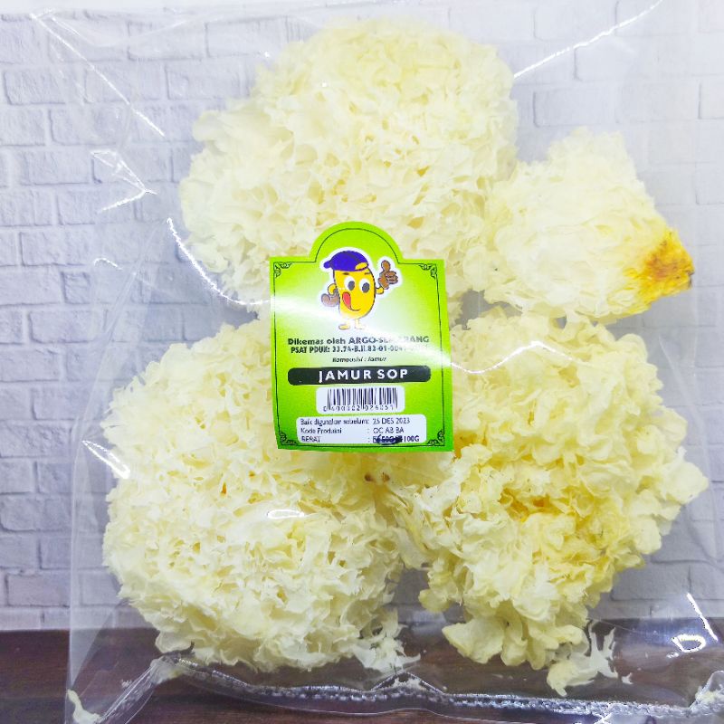 Jamur Putih Kering Untuk Sop Bai Mu Er Argo 100gr