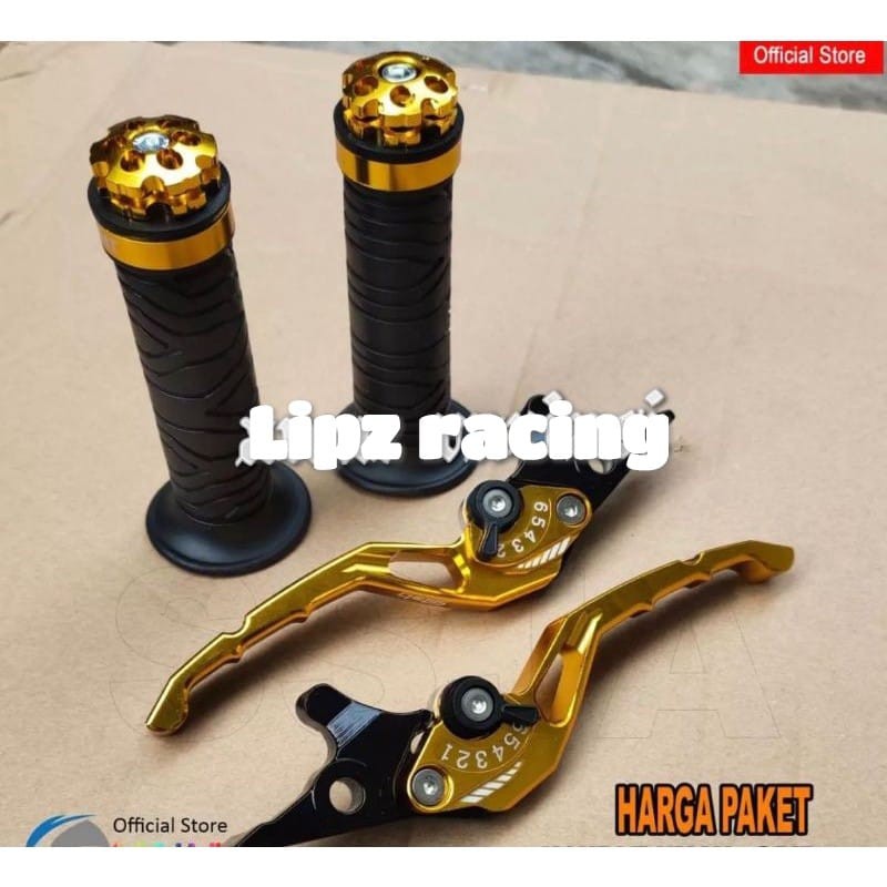 (PAKET 2IN1) VARIASI HANDLE CNC+HANGRIP RING