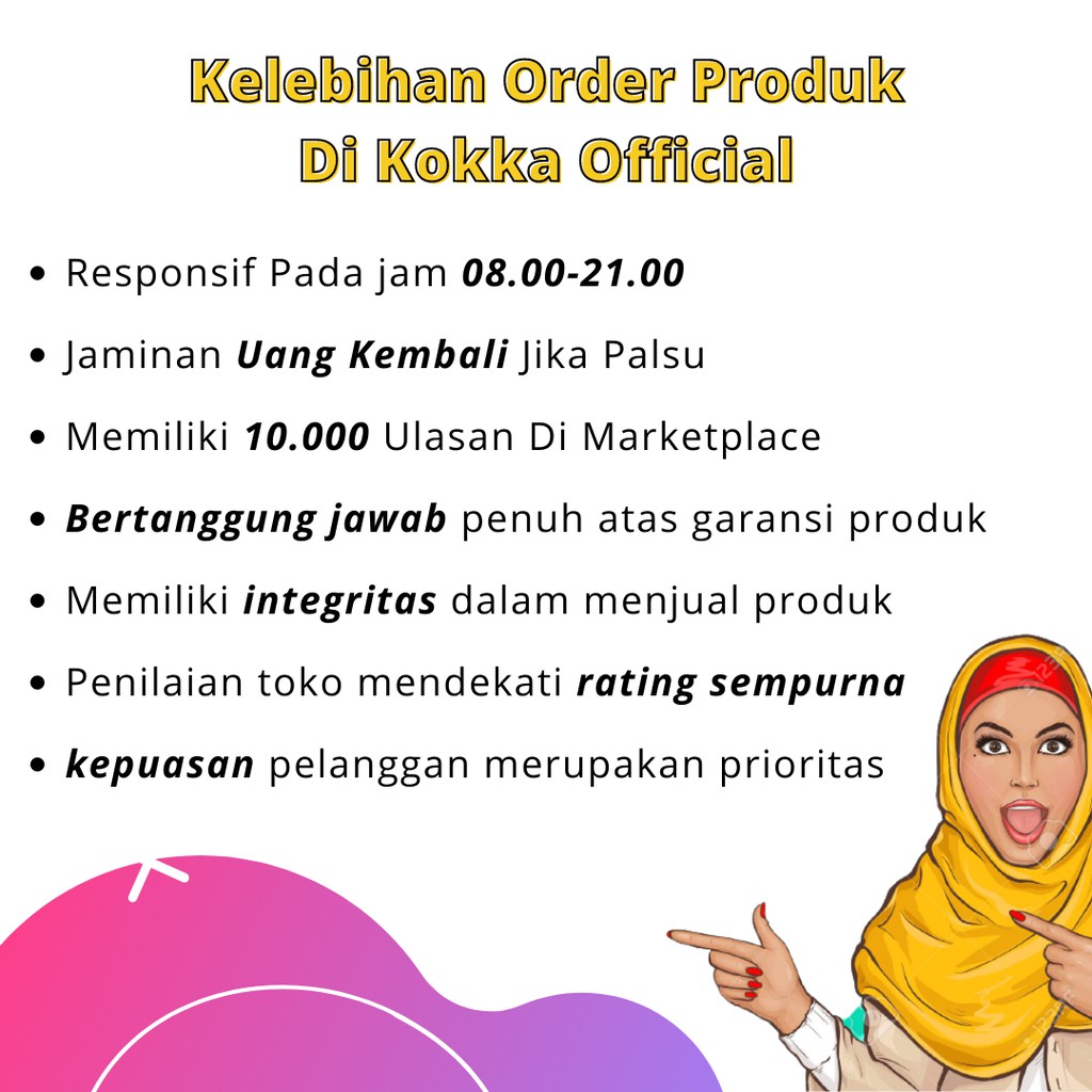 Tasbih Koka Bulat 7.5 Asli Tasbeh Kaukah Kauka Kaokah Kaoka Kokka Kokah Kokkah Original