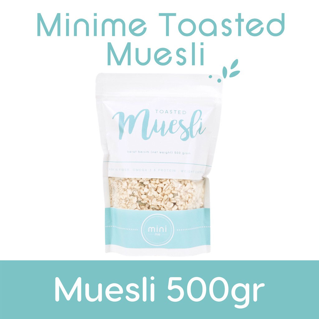 

MINIME Toasted Muesli 500gr (with Chia Seeds & Wild Blueberry)