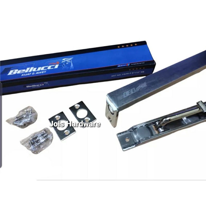 Grendel Tanam Belluci 12" + 6" - Fulsh Bolt Belluci - Grendel Pintu Belluci 12" + 6"