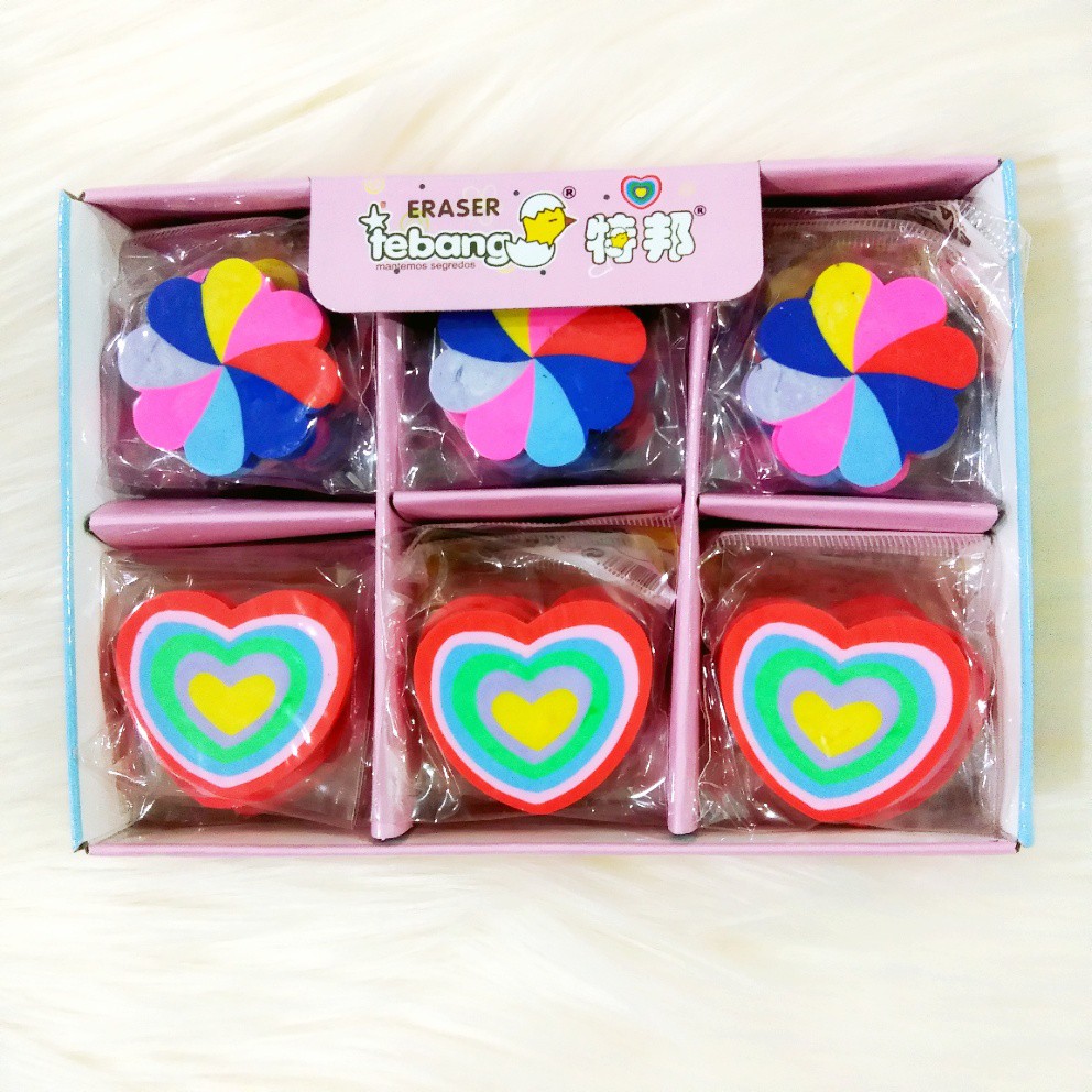 

Penghapus Motif Love dan bunga /Eraser H-331