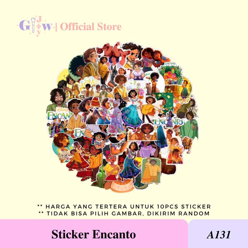 A131 STICKER 10PCS (ENCANTO) anti air notebook scrapbook label tempel motif kartun superhero super hero unik lucu atk alat tulis kantor murah viral termurah kartun komputer leptop handphone hp smartphone koper laptop tembok kulkas disney anime