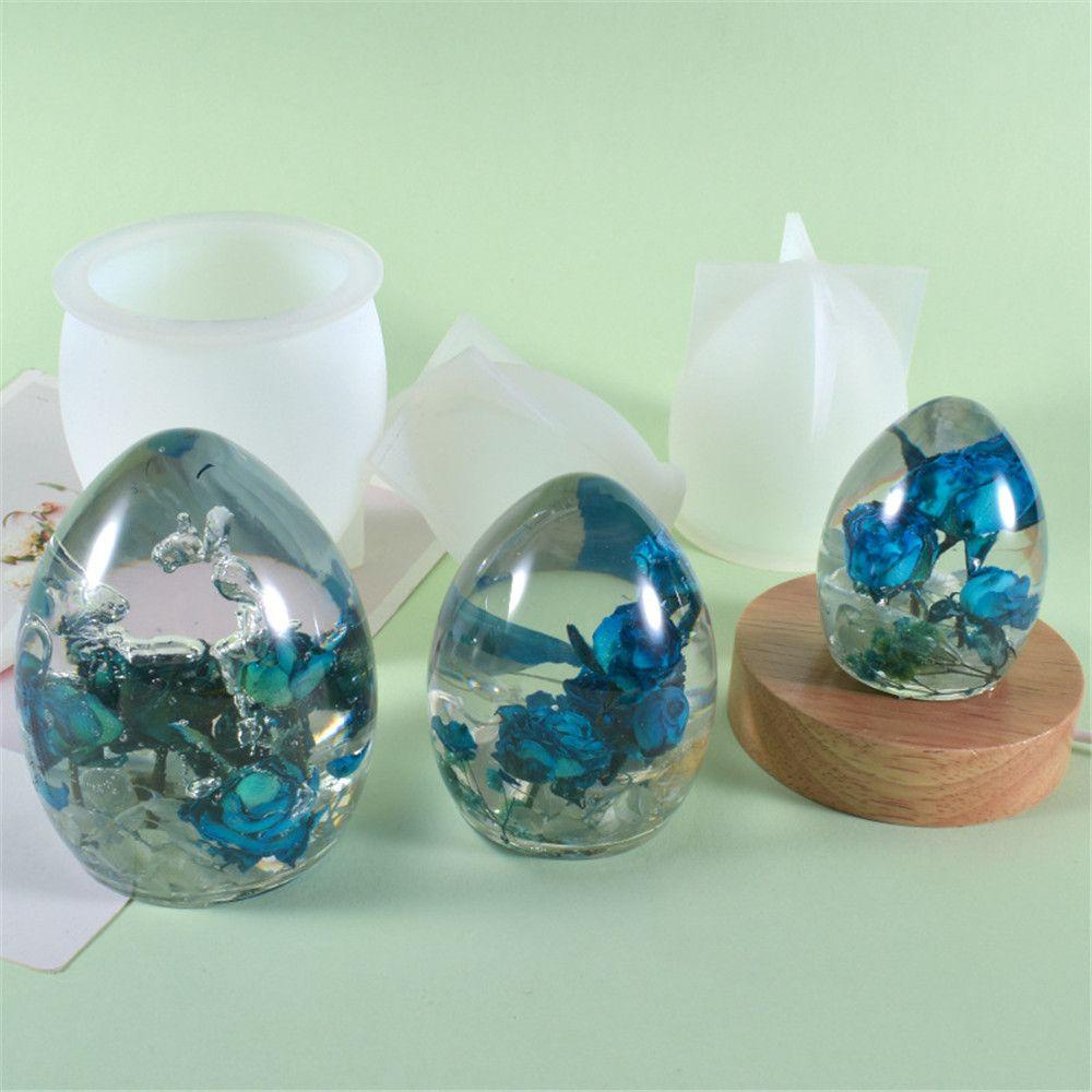 Preva Lampu Malam Cetakan Resin Ornamen Kreatif Membuat Perhiasan Alat Cetakan Silikon Bola Langit Berbintang