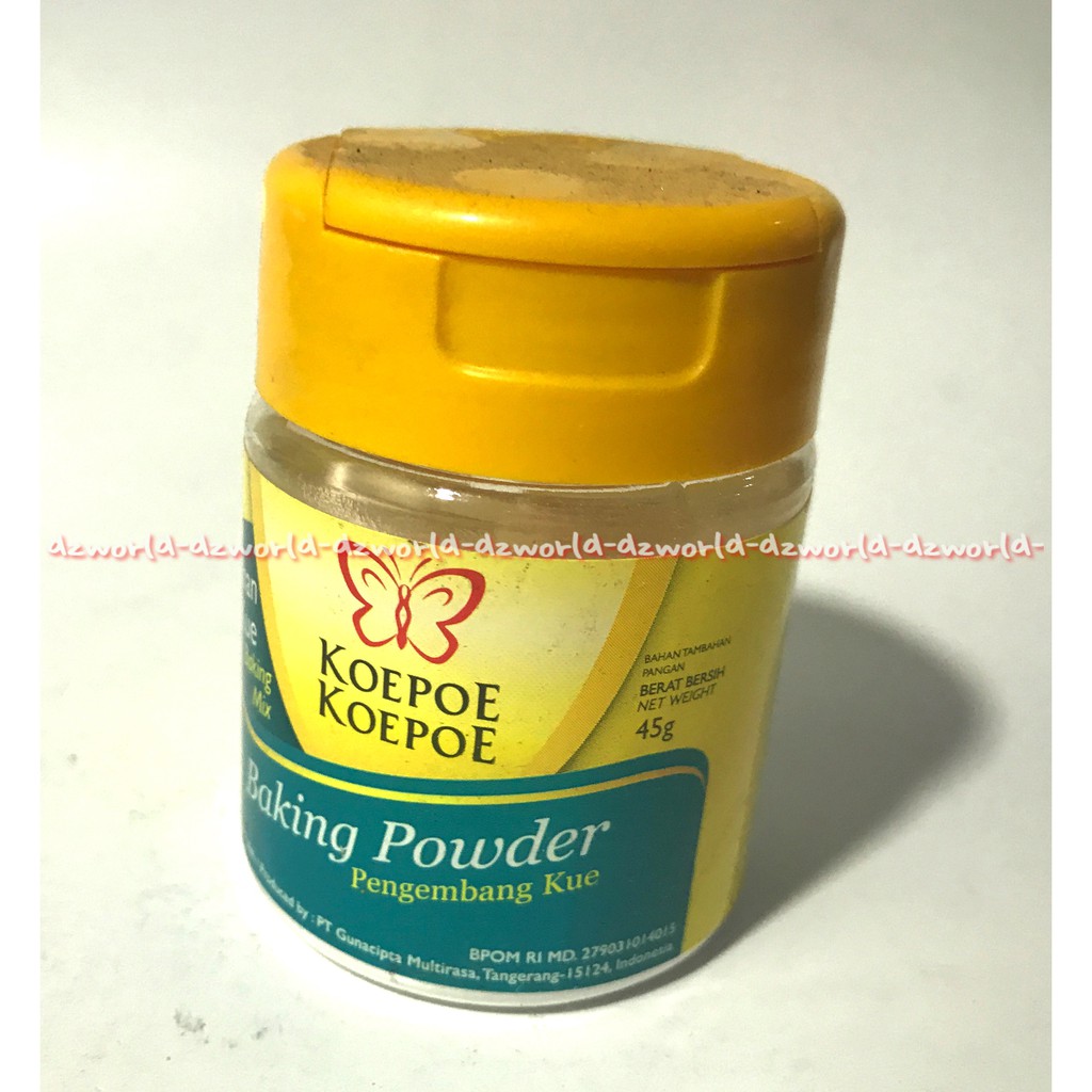 Koepoe koepeoe Baking Powder Botol Pengembang Kue 45gr Kupukupu