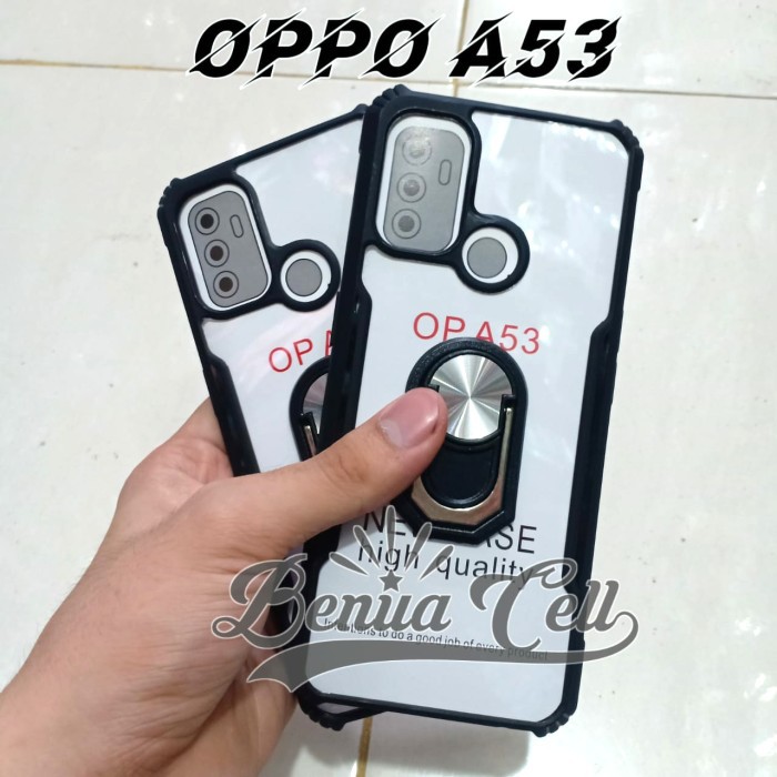 CASE OPPO A53 - CASE ARMOR SHOCKPROOF + RING OPPO A53 2020 - BC