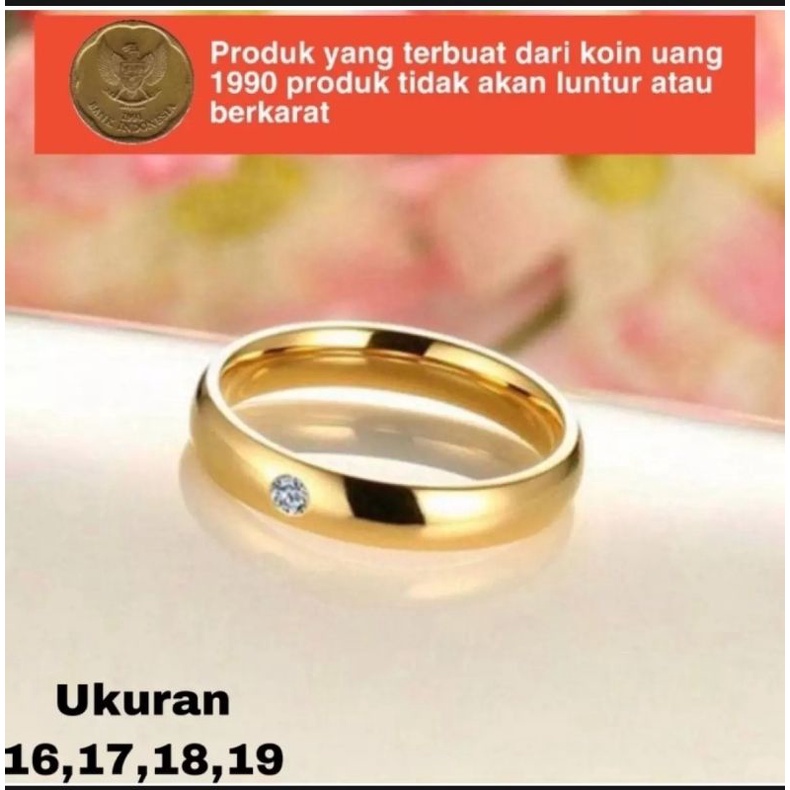 CINCIN KOIN LOGAM ASLI TIDAK LUNTUR EDISI 1992-1996