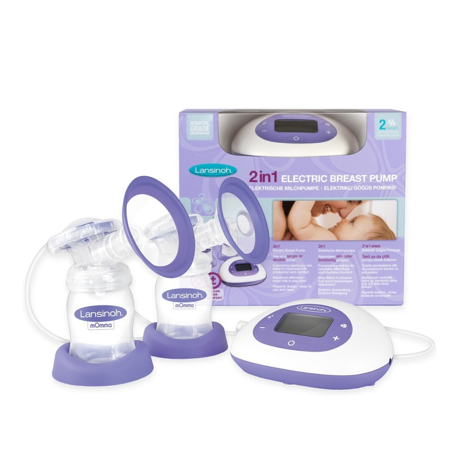 LANSINOH 2 in 1 Electric Breast Pump Elektrische Milchpumpe