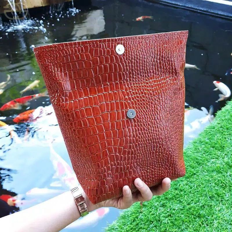 Fashion bag/tas tangan bahan crocodile