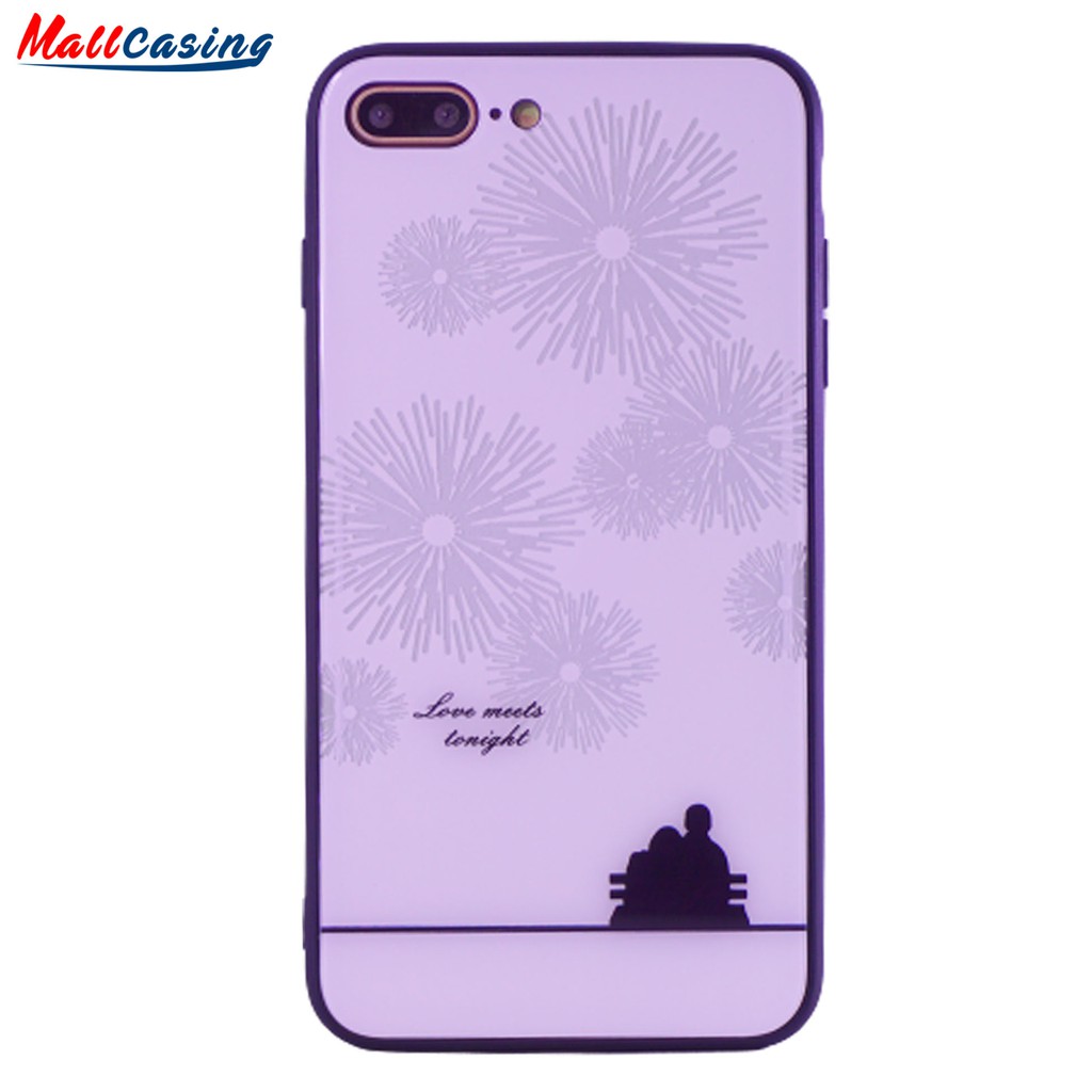 MallCasing - Xiaomi Redmi 7A | Xiaomi Redmi 8A Ultra Violet Glass Case Glow In The Dark