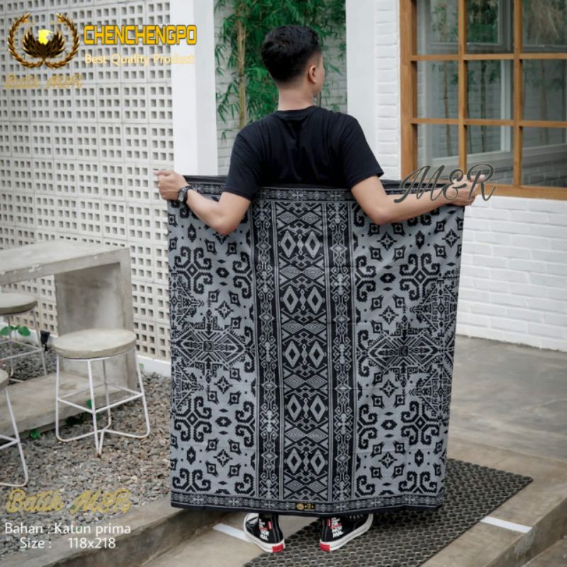 SARUNG PRIA M&R | SARUNG BATIK chengchengpo | BERKUALITAS