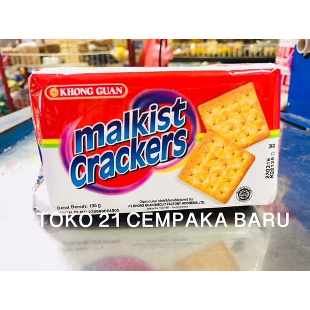 

Khong Guan Malkist Crackers 135 gram | Biskuit Krakers 135gr Murah Promo 135g