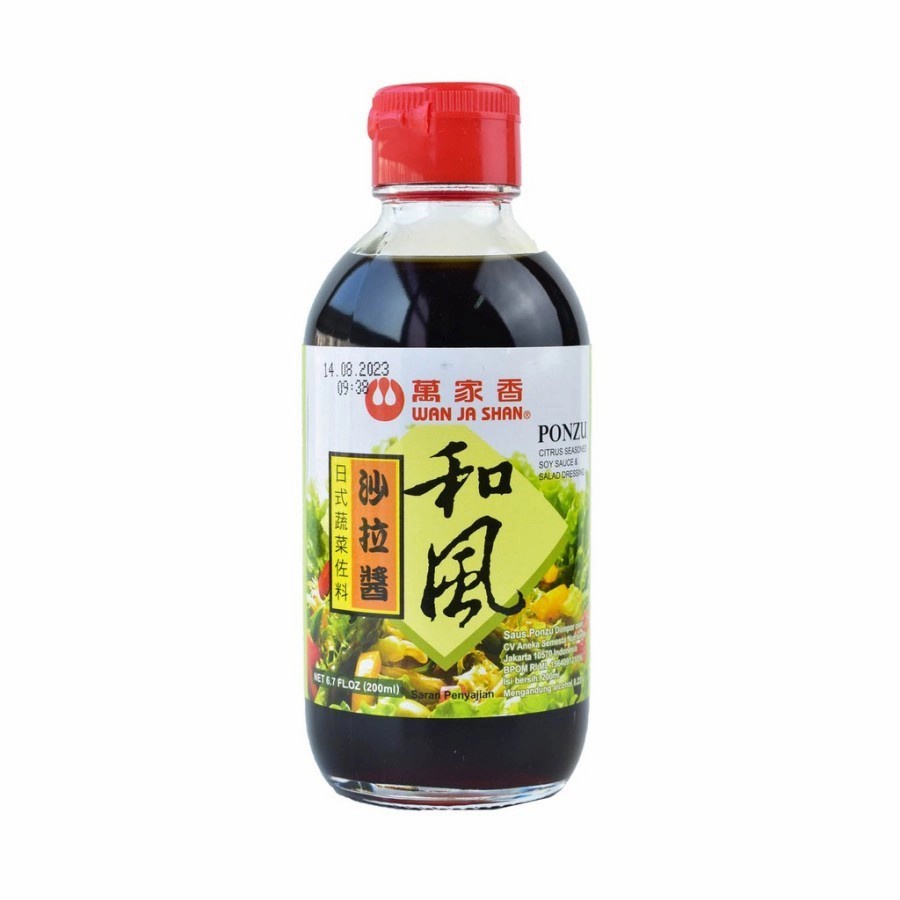 

kecap asin aroma jeruk ponzu citrus soy sauce wan ja shan 200