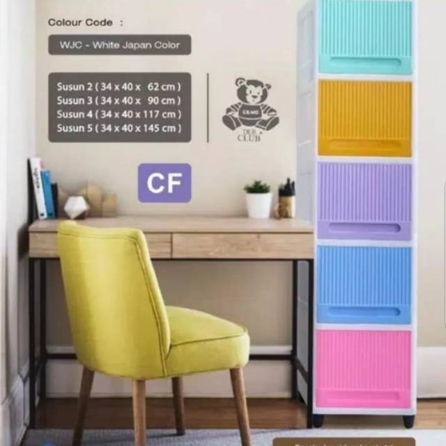 Laci Pakaian FLIP Club 5 Susun