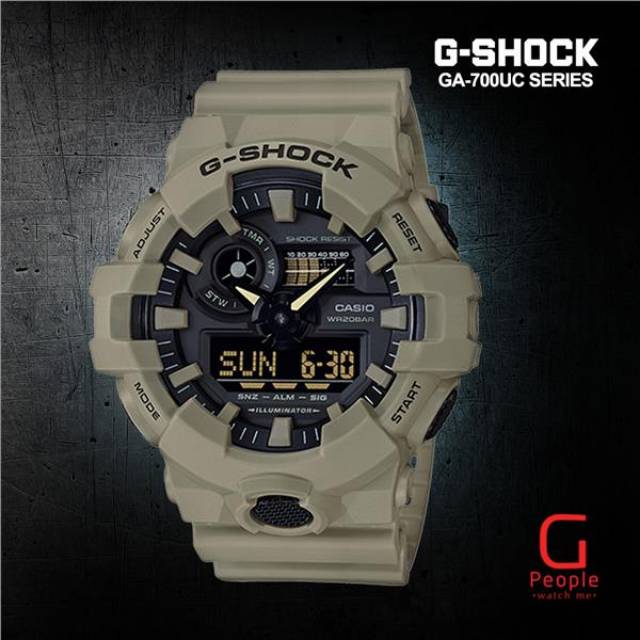 Casio G-Shock GA-700UC-5ADR Analog Digital Mens Watch Original GA-700UC-5A