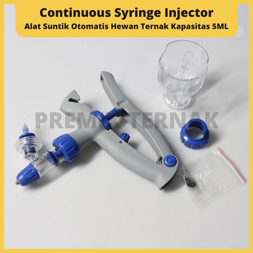 ALAT SUNTIK OTOMATIS 5ml - Continuous Syringe Injector - Alat Suntik Otomatis Kambing Sapi Domba Kerbau Kuda Ayam Bebek