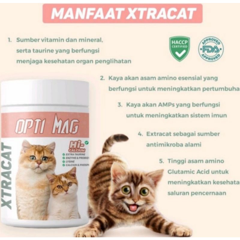 vitamin kucing opti mag vitamin calcium untuk kucing