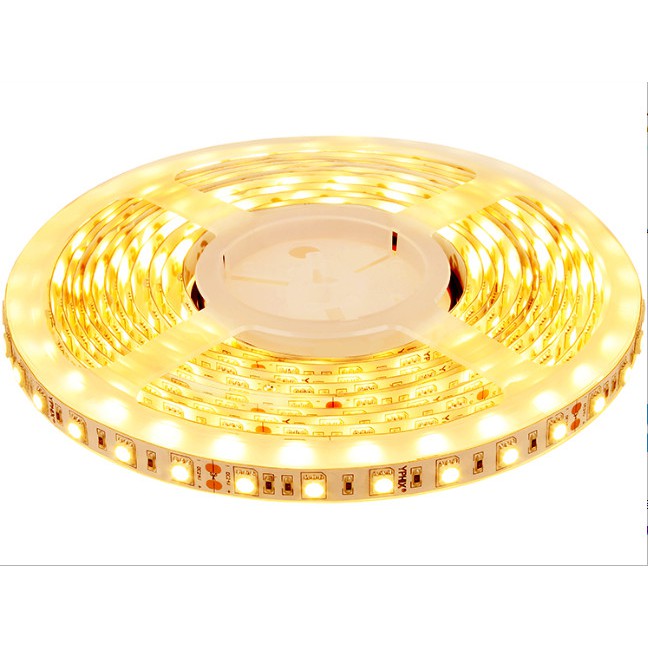 Lampu LED Strip 5050 IP44 Outdoor 24V 24 Volt V Warna Warm White
