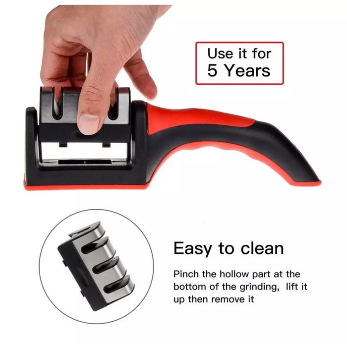 Alat Pengasah Pisau Gunting Asahan Knife Sharpener Swift Sharp / Pengasah Pisau Keramik Steinless