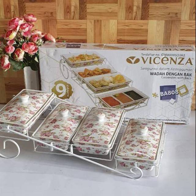 

Wadah Saji Vicenza BA808 Free ongkir seluruh jawa (paking kayu)