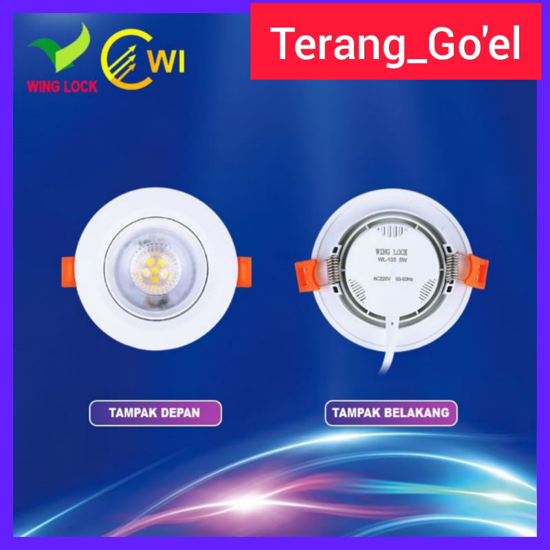 LED Downlight WL-105 wing lock